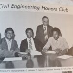 Ernest Richards (seated left) & Claude Johnson (middle seated)